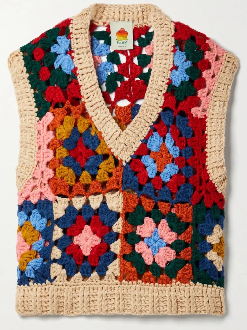 FARM RIO 
Crocheted Vest
